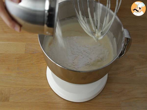 Gâteau aux trois laits Tres Leches - Préparation etape 3