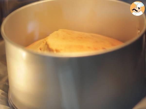 Gâteau aux trois laits Tres Leches - Préparation etape 6