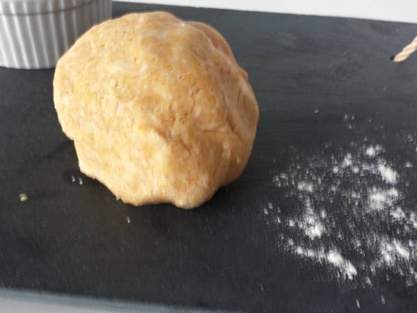 Quiche épinards frais et chèvre - Préparation etape 1