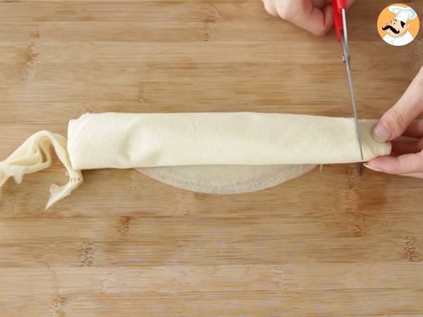 Briouats aux amandes, petites pâtisseries orientales - Préparation etape 3