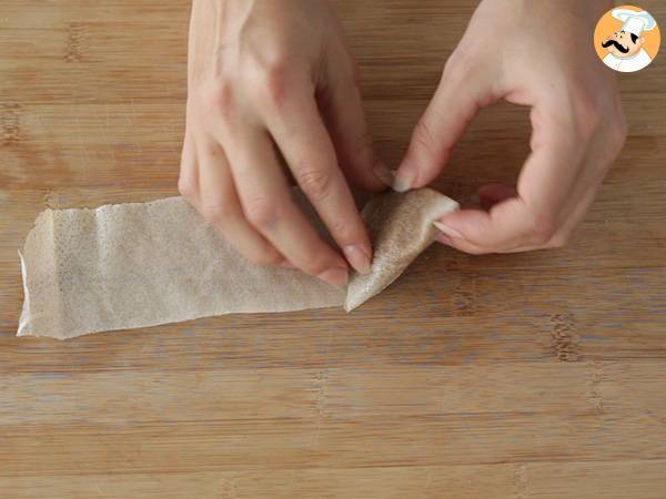 Briouats aux amandes, petites pâtisseries orientales - Préparation etape 6