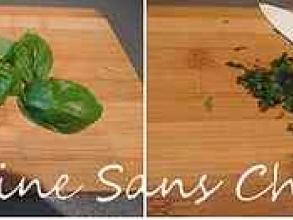 Tartare de saumon, melon basilic, avocat - Préparation etape 4