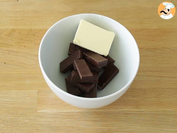 Roses des sables au chocolat - Préparation etape 1