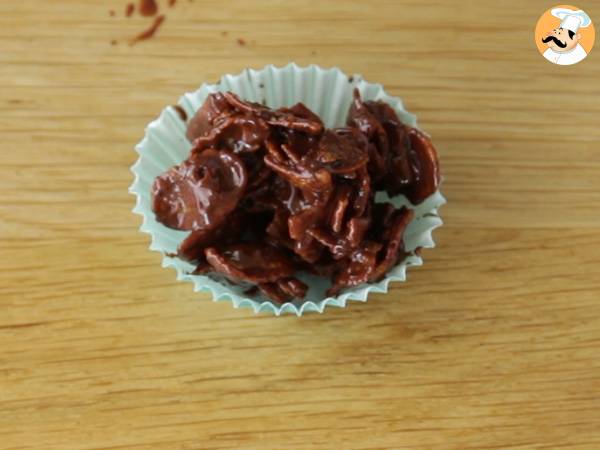 Roses des sables au chocolat - Préparation etape 4