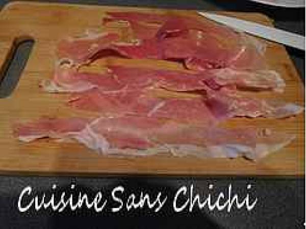 Tagliatelles aux asperges et jambon cru - Préparation etape 3