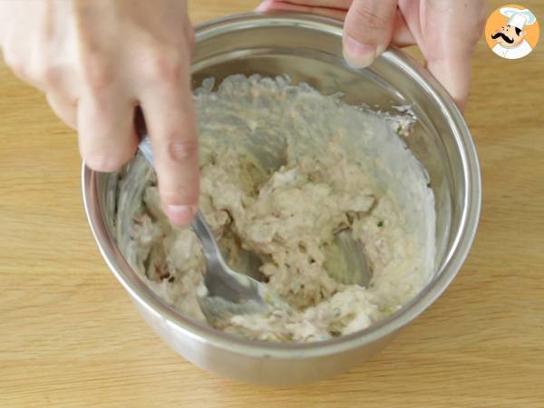 Rillettes de thon - Préparation etape 2