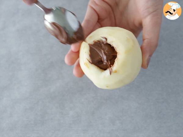 Poires feuilletées au cœur chocolat - Préparation etape 3