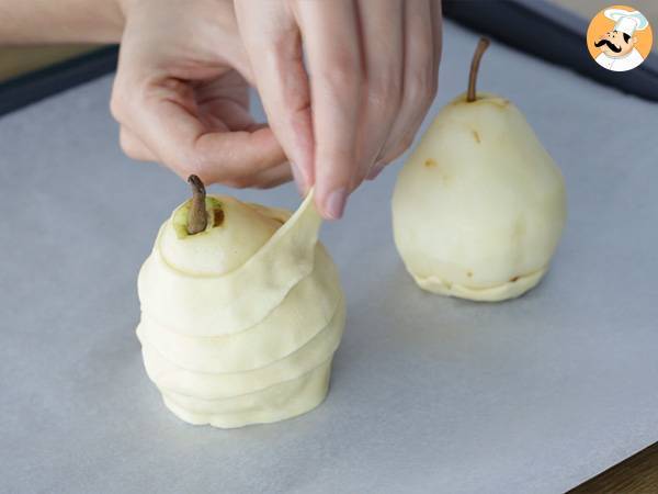 Poires feuilletées au cœur chocolat - Préparation etape 5