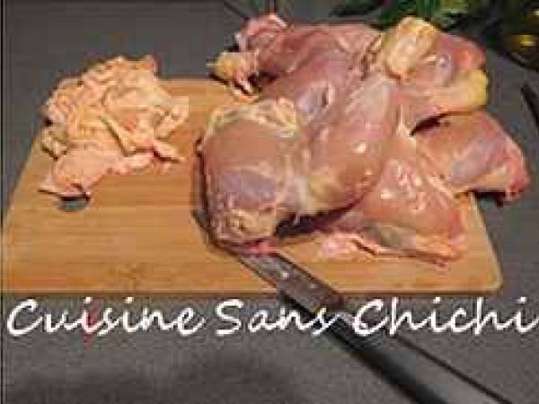 Cuisses de poulet, aux poivrons et pommes de terre au four. - Préparation etape 6