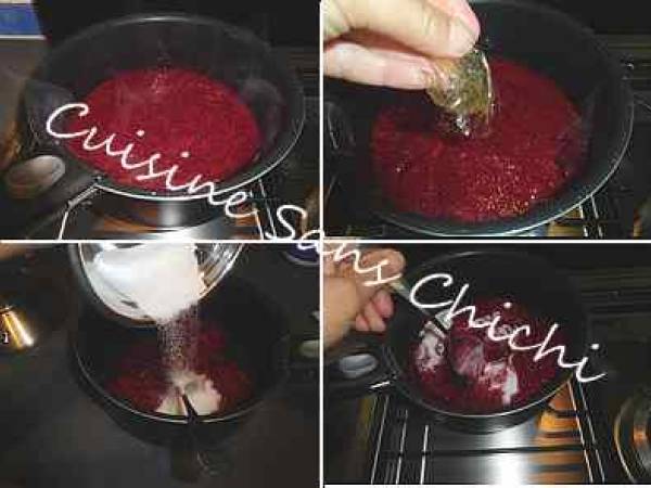 Tiramisu framboises - Préparation etape 4