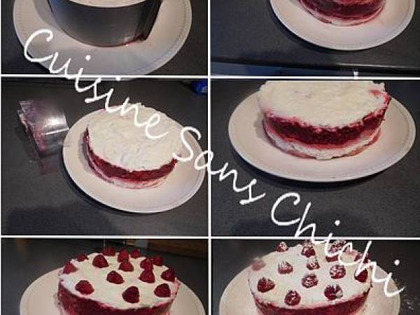 Tiramisu framboises - Préparation etape 11