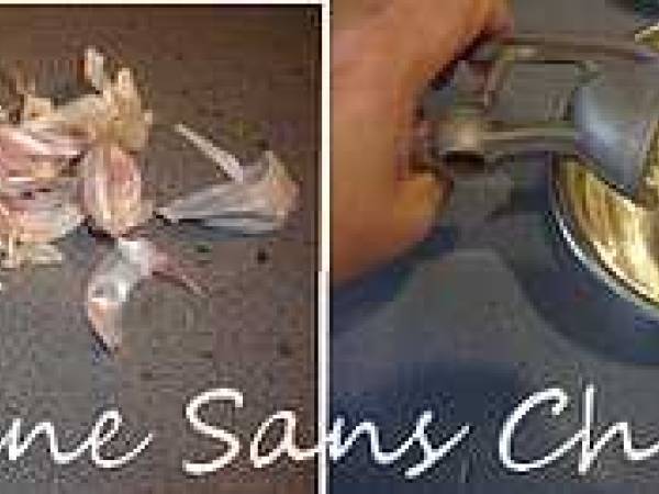 Champignons de Paris farcis aux herbes fraîches. - Préparation etape 3