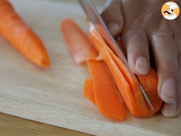 Roses de carotte - Préparation etape 1