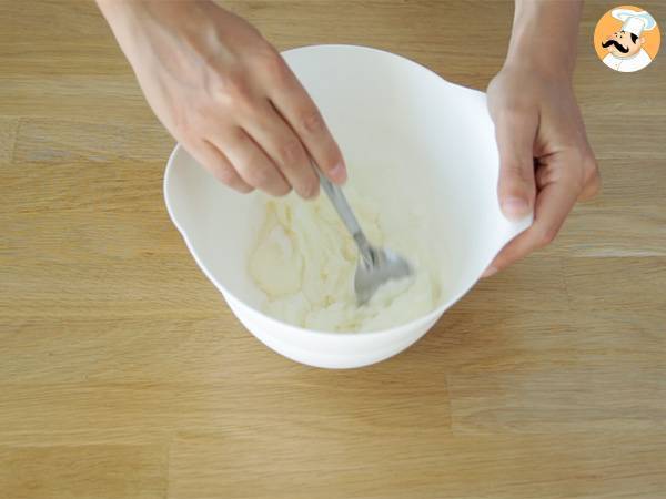 Gâteau ballon de football - Préparation etape 1