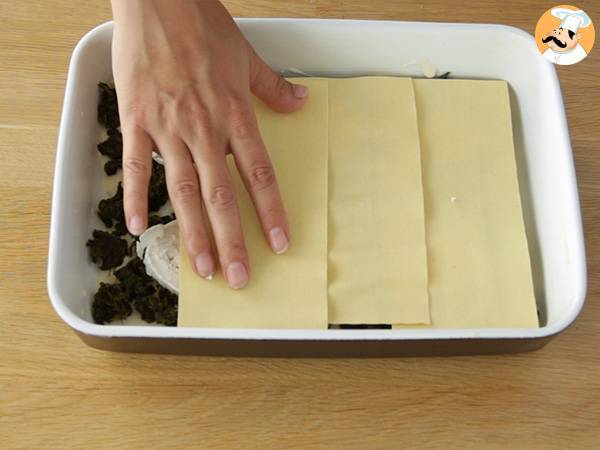 Lasagnes aux épinards et au chèvre - Préparation etape 3