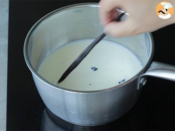 Crème pâtissière à la vanille, un classique - Préparation etape 1