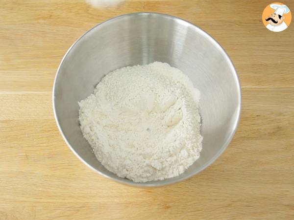 Pâte à crêpes facile et rapide - Préparation etape 1