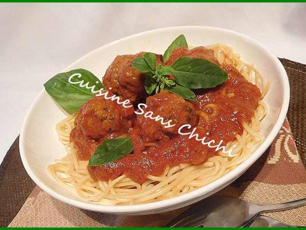 Boulettes d'agneau bolognaise - Préparation etape 9