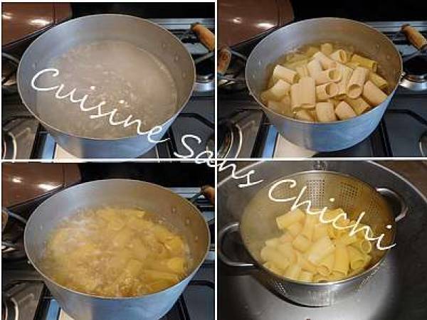 Gâteau de pâte rigatoni, bolognaise et ricotta - Préparation etape 5