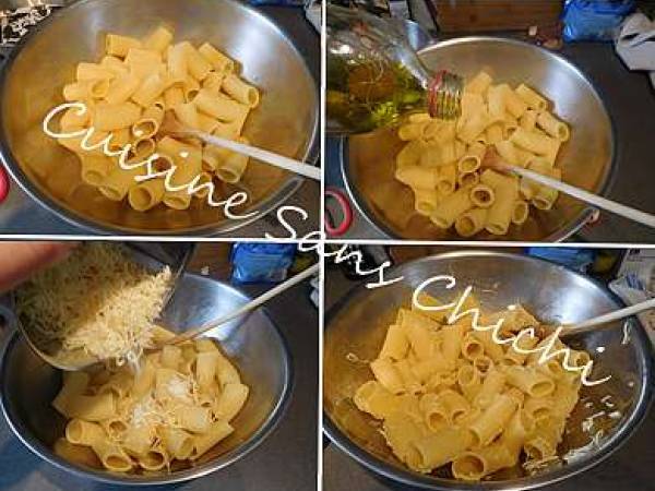 Gâteau de pâte rigatoni, bolognaise et ricotta - Préparation etape 6