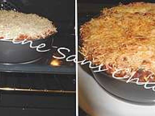 Gâteau de pâte rigatoni, bolognaise et ricotta - Préparation etape 12