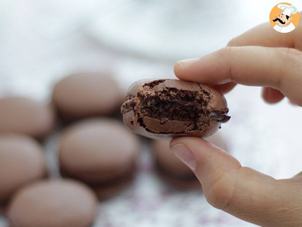 Macarons au chocolat, recette et conseils - Préparation etape 8