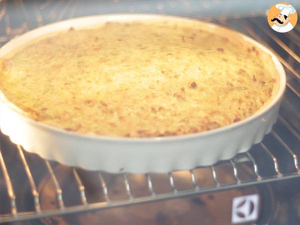 Tarte aux poireaux (6 étapes faciles et vidéo) - Préparation etape 5