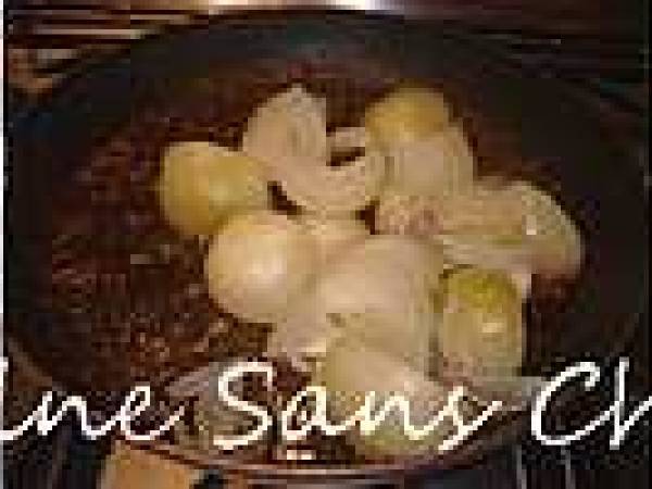 Tarte tatin aux oignons, tomates et fromage de chèvre. - Préparation etape 4