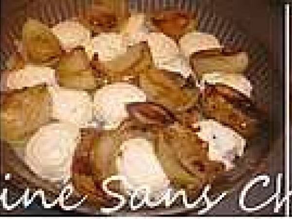 Tarte tatin aux oignons, tomates et fromage de chèvre. - Préparation etape 8