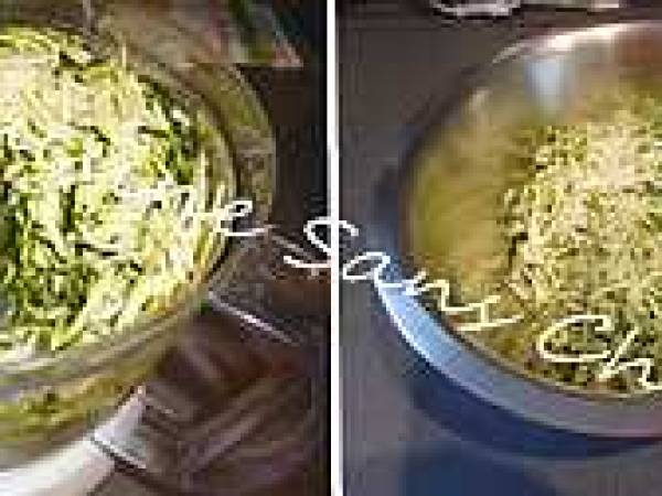 Cannelloni au jambon cru et courgette - Préparation etape 2