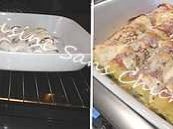 Cannelloni au jambon cru et courgette - Préparation etape 9