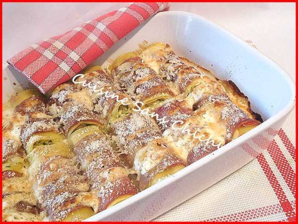 Cannelloni au jambon cru et courgette - Préparation etape 10