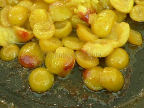 Feuilletés tressés aux mirabelles - Préparation etape 1