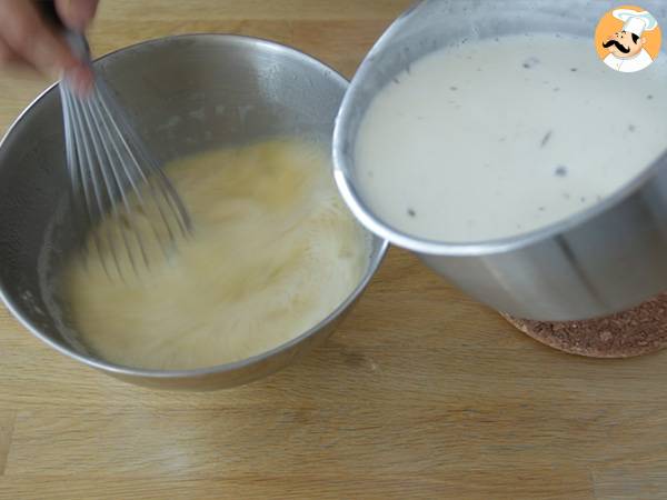 Flan aux œufs vanille - Préparation etape 3