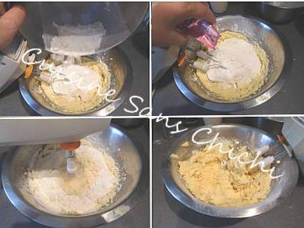 Gâteau moelleux aux pêches - Préparation etape 5