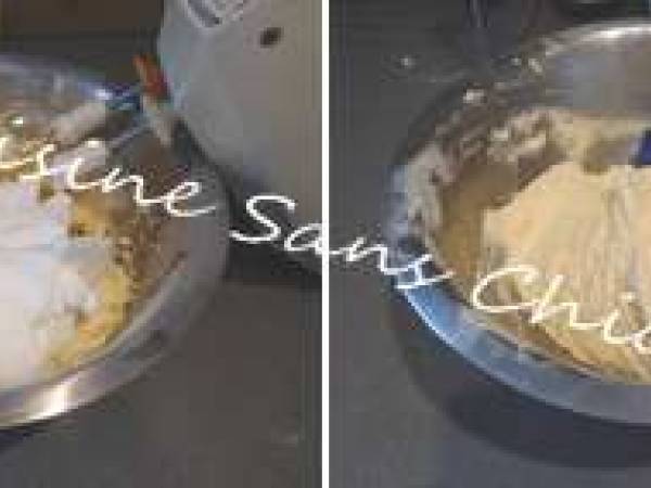 Gâteau moelleux aux pêches - Préparation etape 8