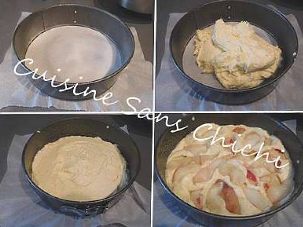 Gâteau moelleux aux pêches - Préparation etape 9