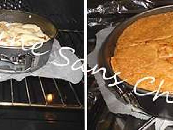 Gâteau moelleux aux pêches - Préparation etape 10