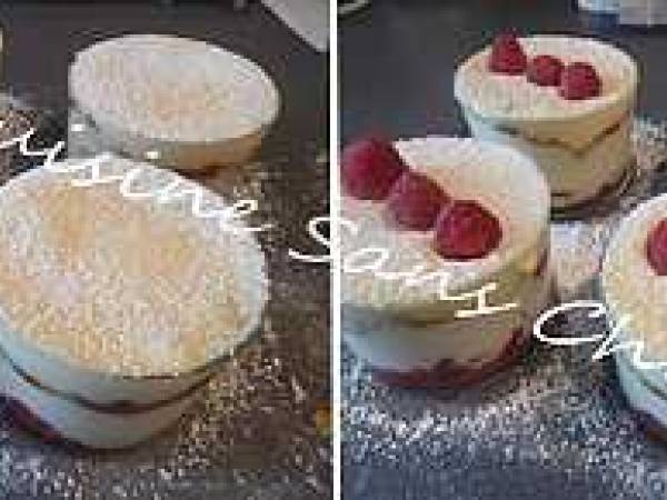 Verrines de tiramisu aux framboises et spéculoos. - Préparation etape 11
