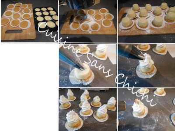 Mini tartelettes au citron, meringuées, sans cuisson. - Préparation etape 9