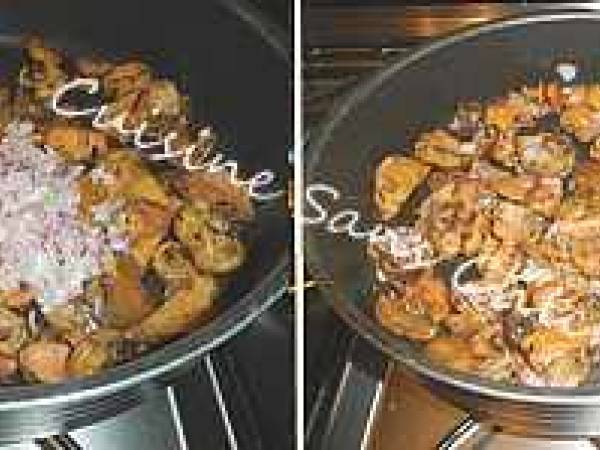 Risotto aux sanguins. - Préparation etape 4