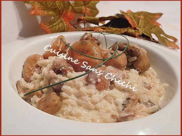 Risotto aux sanguins. - Préparation etape 8