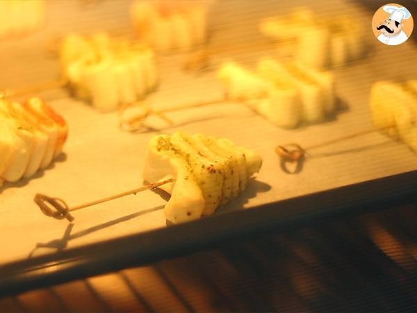 Sapins feuilletés au pesto pour l'apéritif de Noël - Préparation etape 5