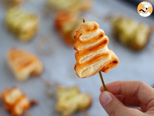 Sapins feuilletés au pesto pour l'apéritif de Noël - Préparation etape 6