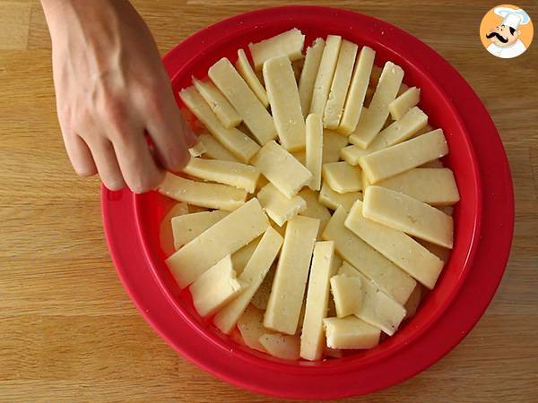 Tarte tatin de pommes de terre au Cantal - Préparation etape 4