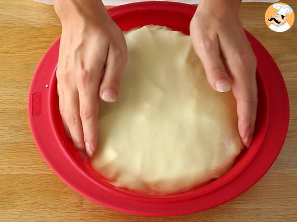 Tarte tatin de pommes de terre au Cantal - Préparation etape 5