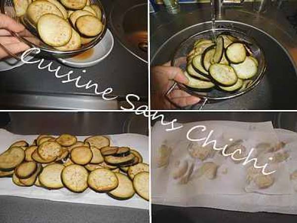 Pâtes siciliennes aux aubergines, tomates et ricotta - Préparation etape 6