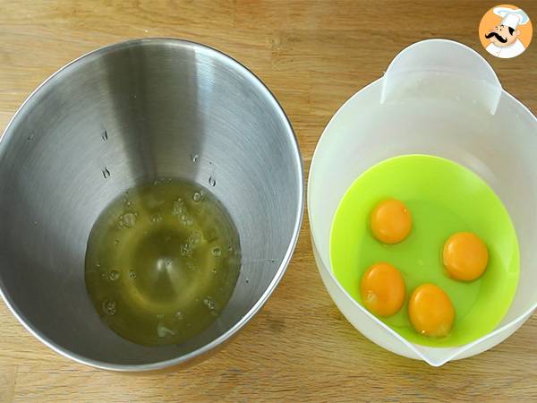 Gâteau marbré - Préparation etape 1