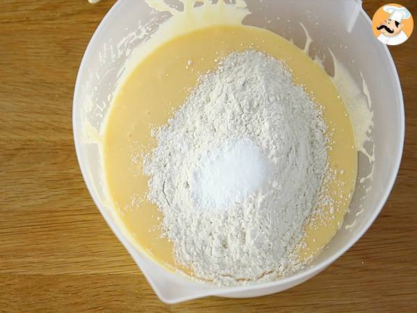 Gâteau marbré - Préparation etape 2