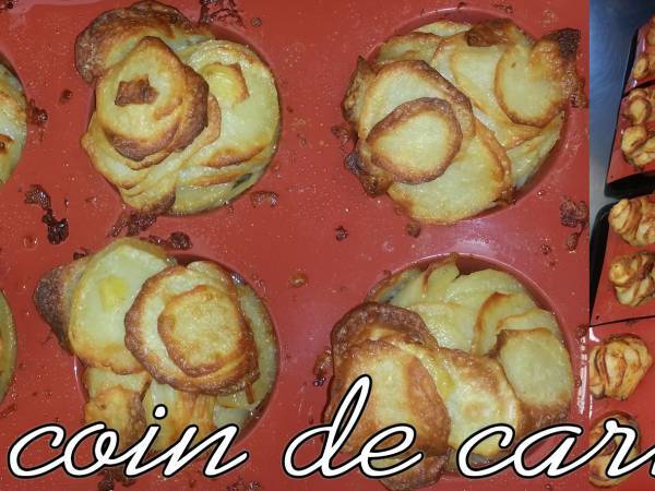 Mille-feuilles de pommes de terre au parmesan - Préparation etape 4